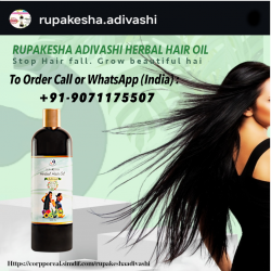 Rupakesha Adivasi herbal hair oil for long, strong and thick hair growth