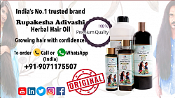 Rupakesha Adivashi Amla herbal hair oil for hair fall control, stop balding patch