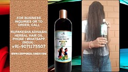 Longer hair growth made easy with Rupakesha Adivashi herbal hair Oil